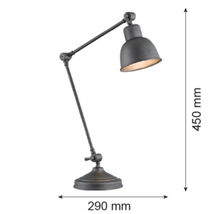 Argon 3195 - Eπιτραπέζια λάμπα EUFRAT 1xE27/15W/230V