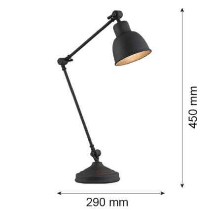 Argon 3197 - Eπιτραπέζια λάμπα EUFRAT 1xE27/15W/230V