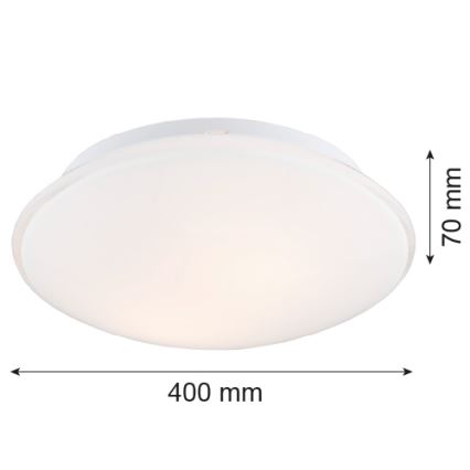 Argon 3224 - Φωτιστικό οροφής GIN 3xE27/15W/230V λευκό