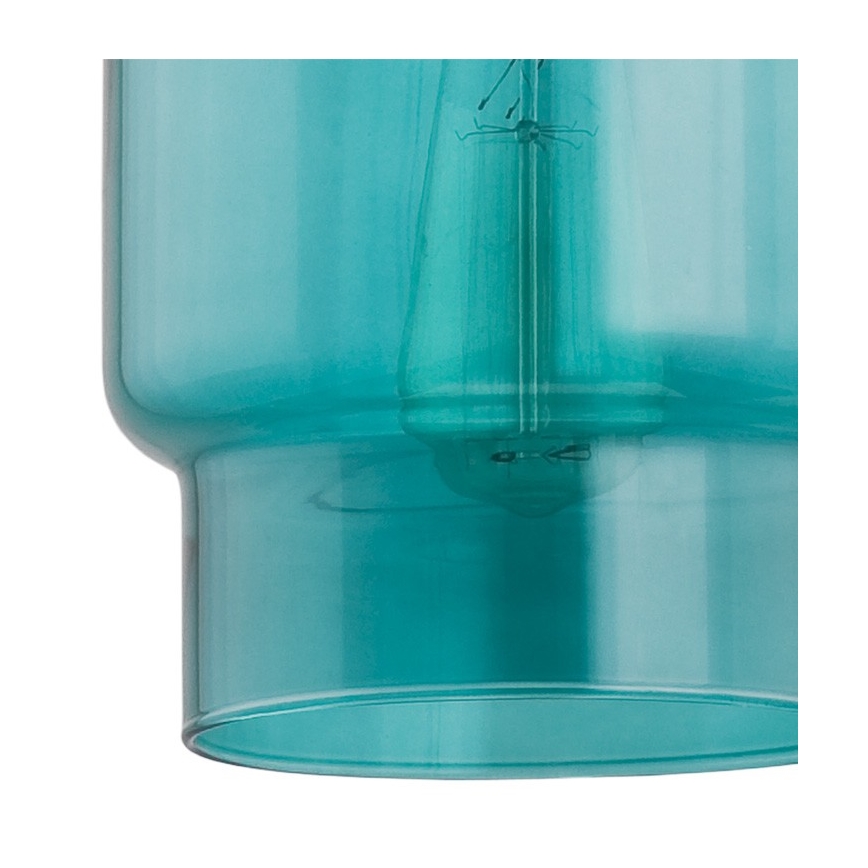 Argon 3271 - Κρεμαστό φωτιστικό οροφής μονόφωτο NEWA 1xE27/15W/230V τιρκουάζ