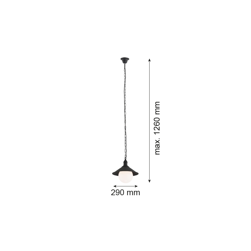 Argon 3285 - Πολύφωτο εξωτερικού χώρου ERBA BIS 1xE27/60W/230V