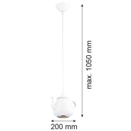 Argon 3650 - Κρεμαστό φως JAMAJKA 1xGU10/50W/230V