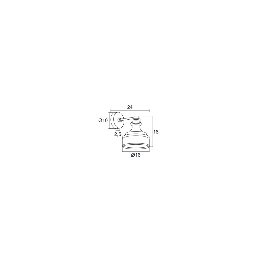 Argon 3796 - Φως τοίχου LED TULUZA LED/5W/230V