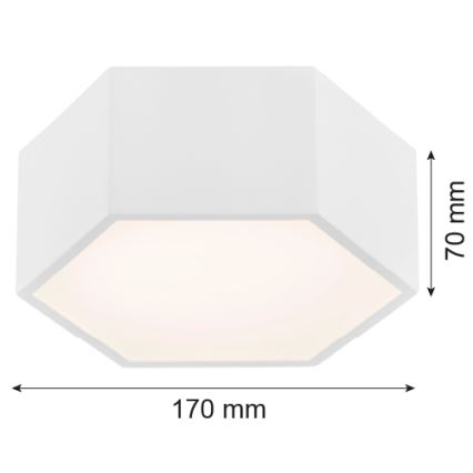 Argon 3828 - Φωτιστικό οροφής LED ARIZONA LED/9W/230V λευκό