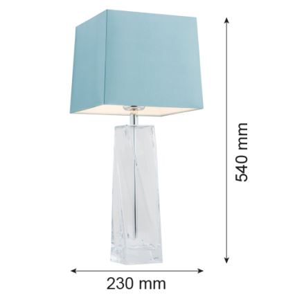 Argon 3839 - Επιτραπέζιο φωτιστικό LILLE 1xE27/15W/230V μπλε