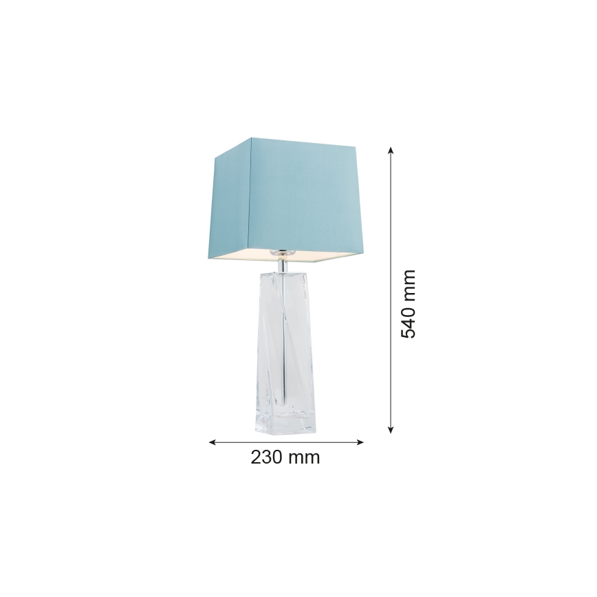 Argon 3839 - Επιτραπέζιο φωτιστικό LILLE 1xE27/15W/230V μπλε