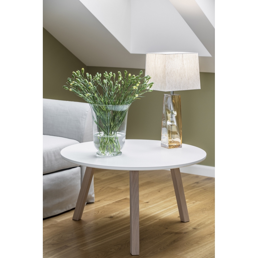 Argon 3840 - Επιτραπέζιο φωτιστικό LILLE 1xE27/15W/230V λευκό