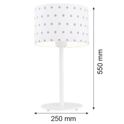 Argon 4125 - Επιτραπέζια λάμπα MAGIC 1xE27/15W/230V λευκό