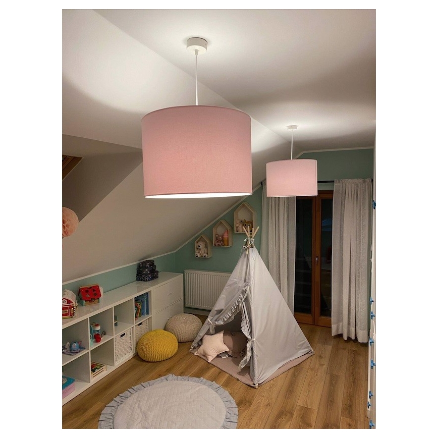 Argon 4136 - Πολύφωτο με συρματόσχοινο MAGIC 1xE27/15W/230V ροζ