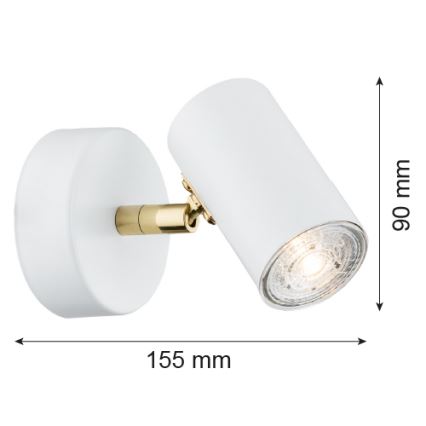 Argon 4209 - Φωτιστικό σποτ οροφής LAGOS 1xGU10/5W/230V λευκό/χρυσό