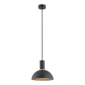Argon 4222 - Φωτιστικό οροφής με καλώδιο SINES 1xE27/15W/230V διάμ. 28 εκ. μαύρο