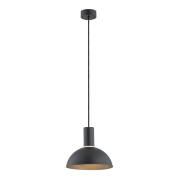 Argon 4222 - Φωτιστικό οροφής με καλώδιο SINES 1xE27/15W/230V διάμ. 28 εκ. μαύρο