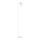 Argon 4258 - Επιδαπέδια λάμπα DORIA 1xE27/15W/230V λευκό/ορείχαλκος