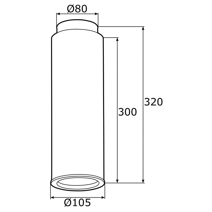 Argon 4281 - Φωτιστικό σποτ LINEA 1xE27/15W/230V ορείχαλκος/μαύρο