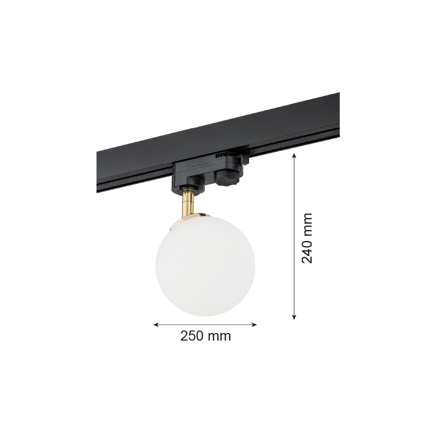 Argon 4307 - Σποτ φωτιστικό για ράγα BANG 1xG9/6W/230V ορείχαλκος