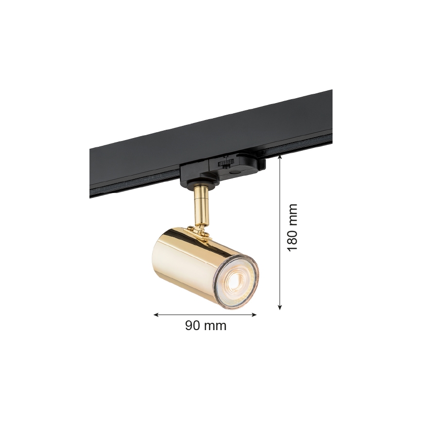 Argon 4328 - Φωτιστικό σποτ do lištového systému HORTA 1xGU10/5W/230V ορείχαλκος