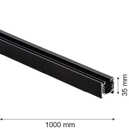 Argon 4370  - Σύστημα ράγας 1 m μαύρο