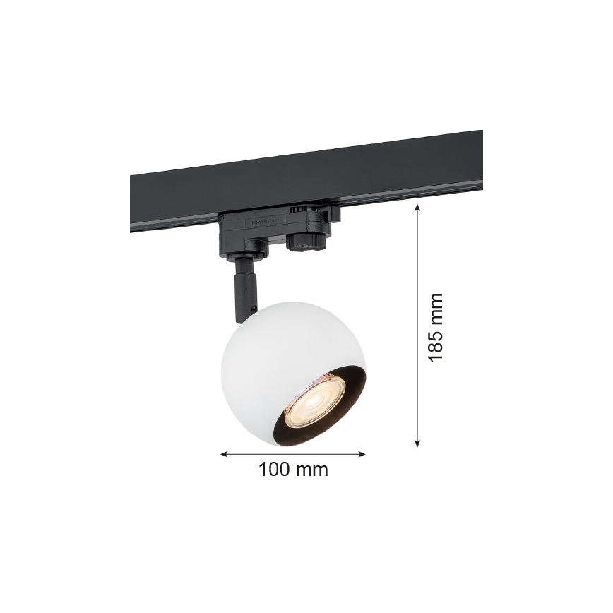 Argon 4377 - Σποτ φωτιστικό για σύστημα ράγας MURI 1xGU10/5W/230V λευκό