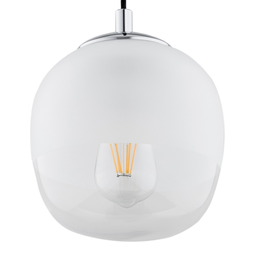 Argon 4676 - Πολύφωτο κρεμαστό BALTIMORE 1xE27/15W/230V γυαλιστερό χρώμιο
