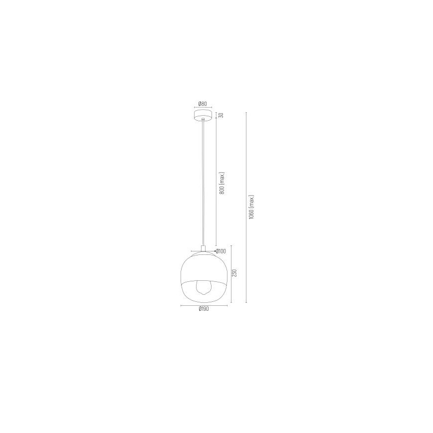 Argon 4676 - Πολύφωτο κρεμαστό BALTIMORE 1xE27/15W/230V γυαλιστερό χρώμιο