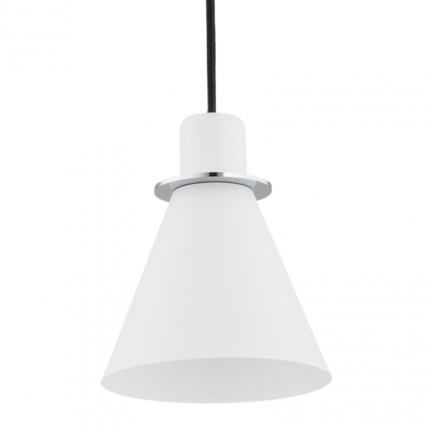 Argon 4681 - Πολύφωτο κρεμαστό BEVERLY 1xE27/15W/230V λευκό/λαμπερό χρώμιο