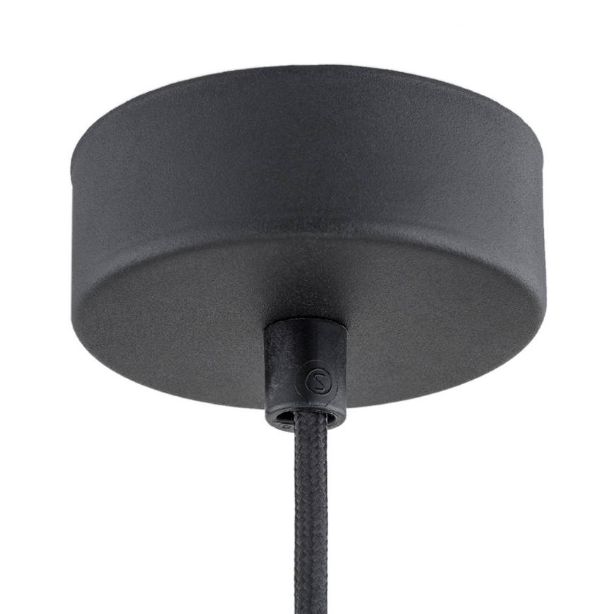 Argon 4683 - Φωτιστικό κρεμαστό μονόφωτο BEVERLY 1xE27/15W/230V μπλε/γυαλιστερό χρώμιο