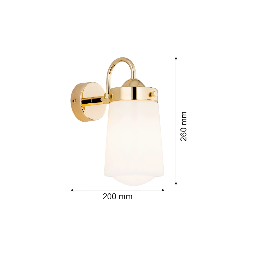 Argon 4717 - Φωτιστικό τοίχου μπάνιου PASADENA 1xE27/15W/230V IP44