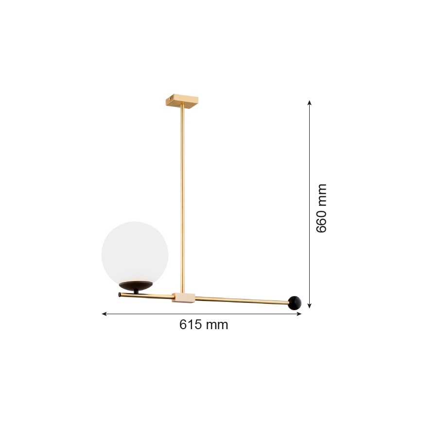 Argon 4738 - Κρεμαστό φωτιστικό οροφής MEGAN 1xE14/7W/230V