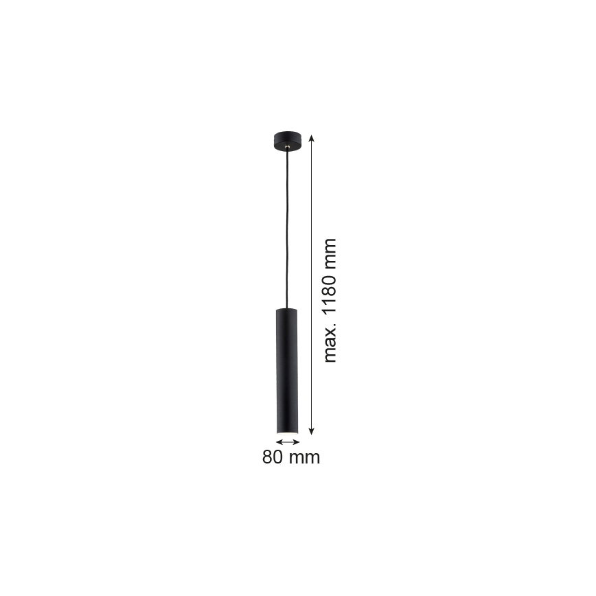 Argon 4756 - Πολύφωτο GOMERA 1xGU10/5W/230V μαύρο