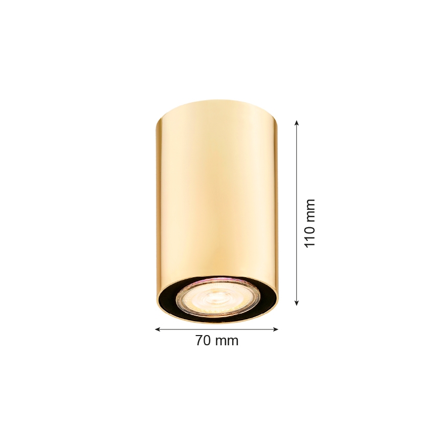 Argon 4759 - Φωτιστικό οροφής TYBER 1xGU10/5W/230V χρυσό
