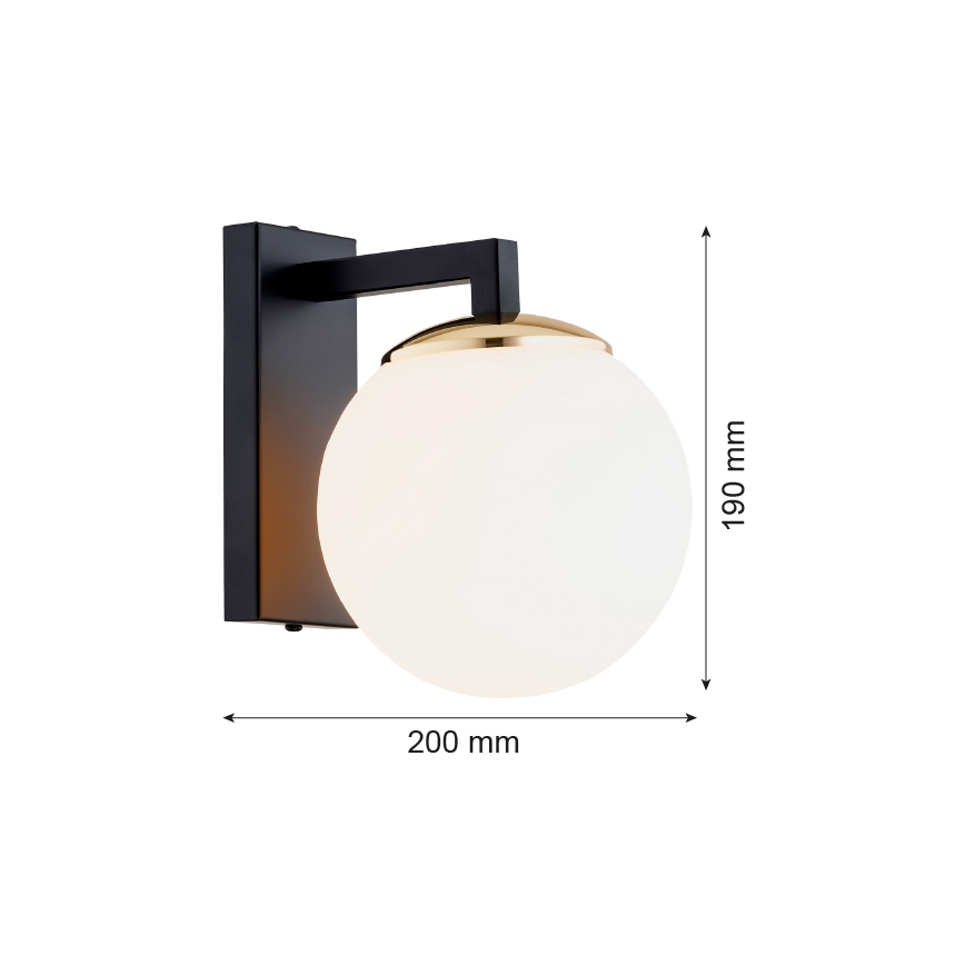Argon 4771 - Φωτιστικό τοίχου MORITZ 1xE27/15W/230V