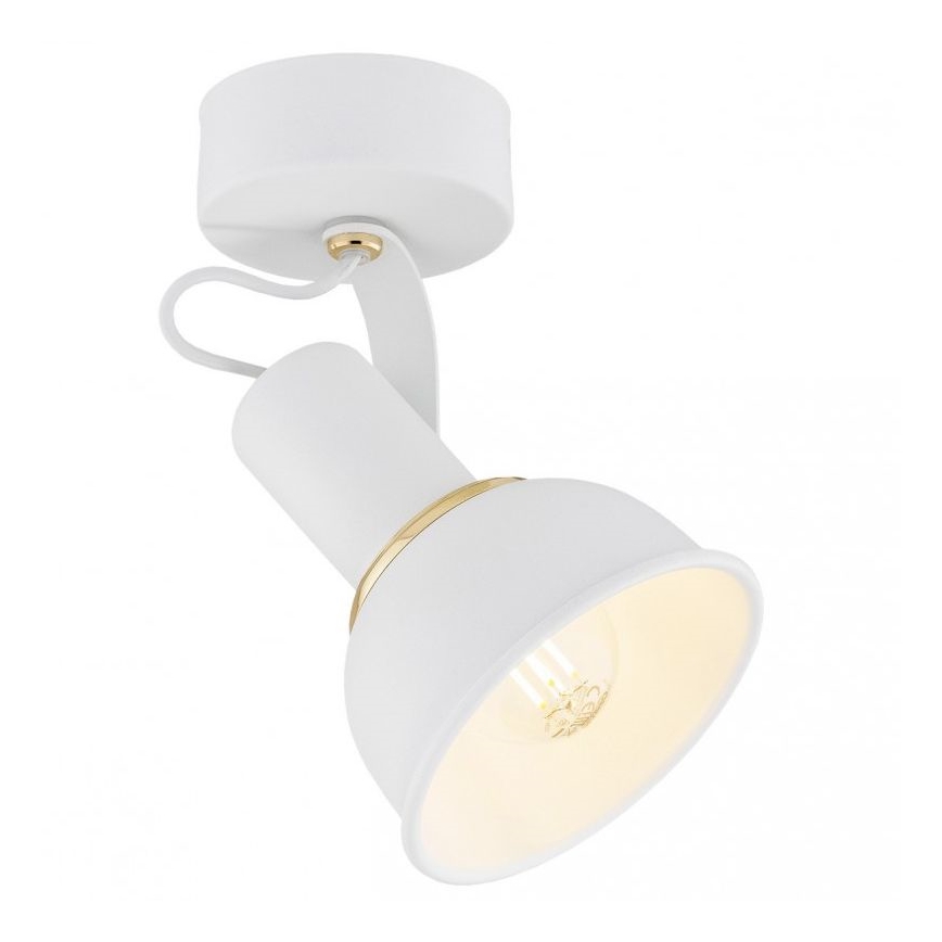 Argon 4899 - Φωτιστικό σποτ TWIST 1xE14/7W/230V λευκό/χρυσαφί