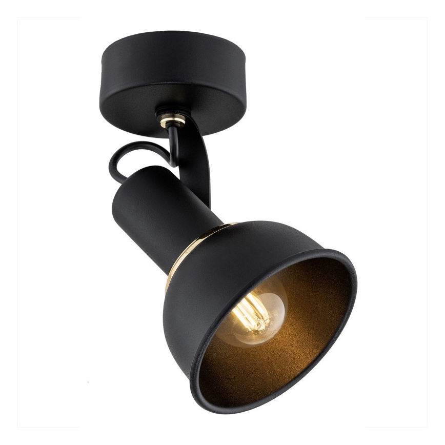Argon 4900 - Φωτιστικό σποτ TWIST 1xE14/7W/230V μαύρο/χρυσαφί