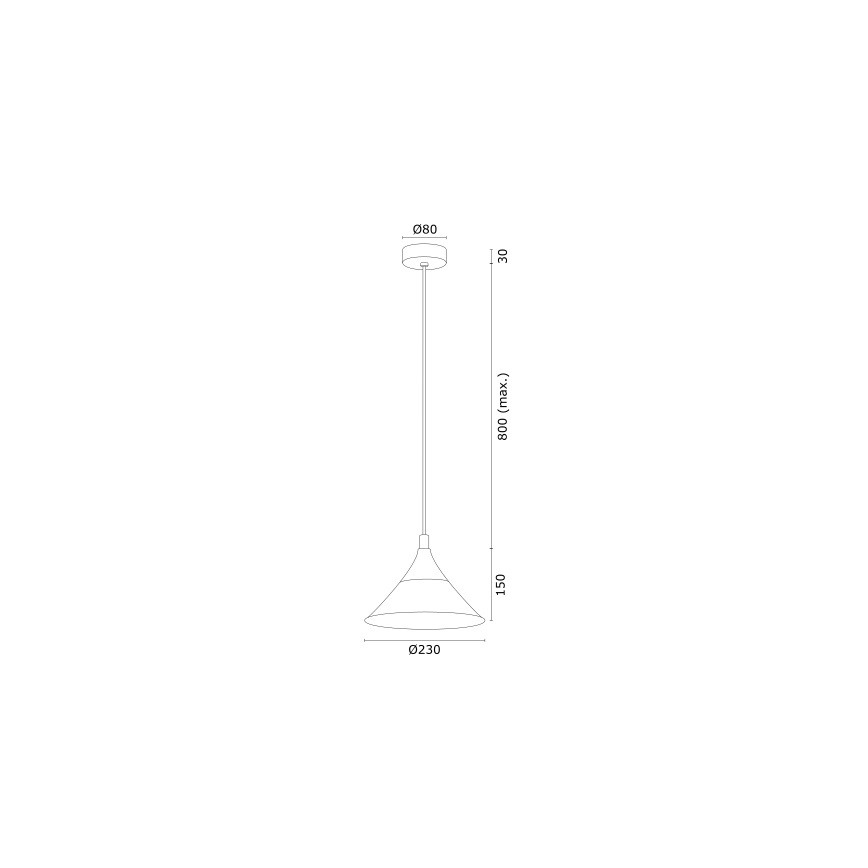 Argon 4903 - Κρεμαστό φωτιστικό οροφής MASSETO 1xE27/15W/230V μαύρο/χρυσό
