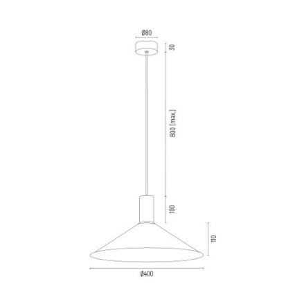 Argon 4911 - Κρεμαστό φωτιστικό οροφής MINORI 1xE27/15W/230V λευκό/χρυσό