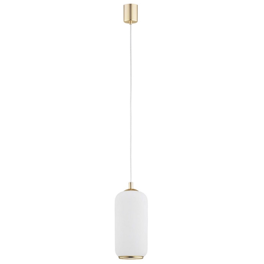 Argon 4993 - Κρεμαστό φωτιστικό οροφής PALLADO 1xE27/15W/230V χρυσό/λευκό