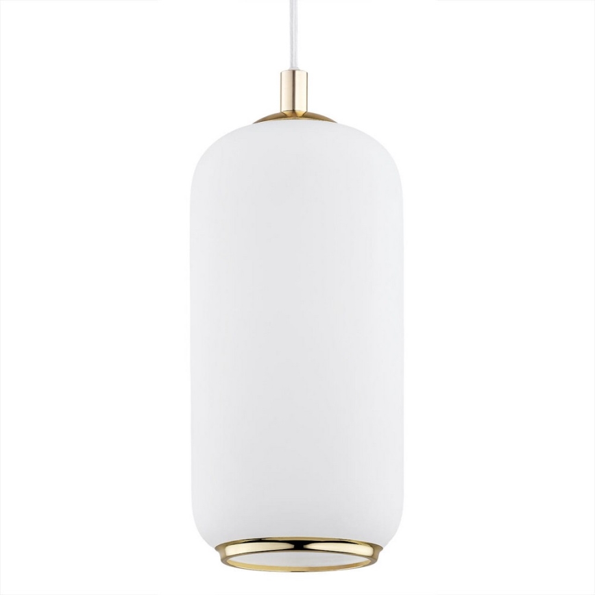 Argon 4993 - Κρεμαστό φωτιστικό οροφής PALLADO 1xE27/15W/230V χρυσό/λευκό