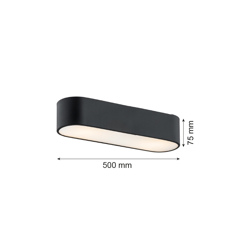 Argon 6000 - Φωτιστικό οροφής TONI 3xE27/15W/230V μαύρο