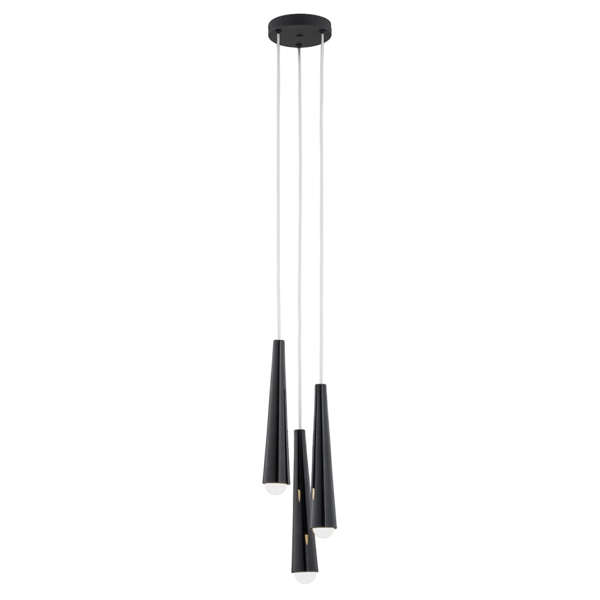 Argon 6103 - Πολύφωτο HOLLYWOOD 3xE14/7W/230V μαύρο