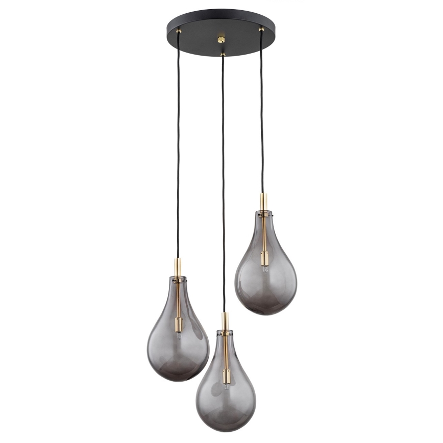 Argon 6105 - Κρεμαστό φωτιστικό οροφής OAKLAND 3xG9/6W/230V μαύρο