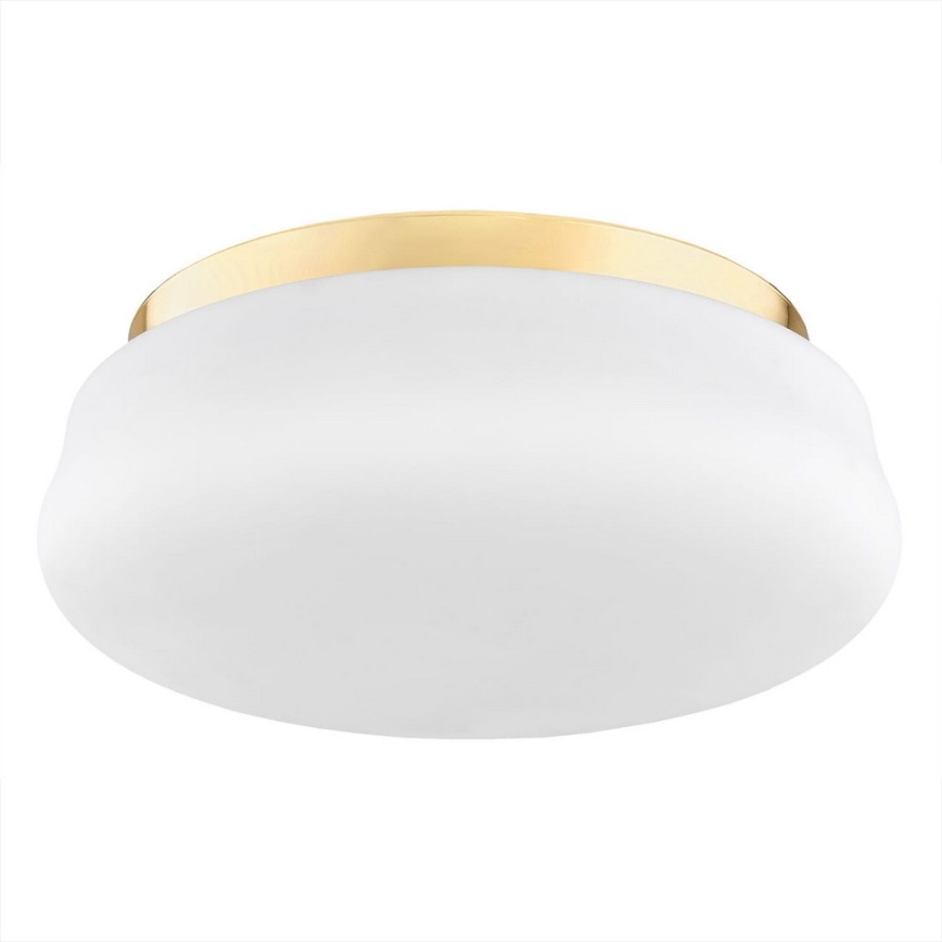 Argon 6142 - Φωτιστικό οροφής OMBRA 3xE27/15W/230V χρυσαφί/λευκό