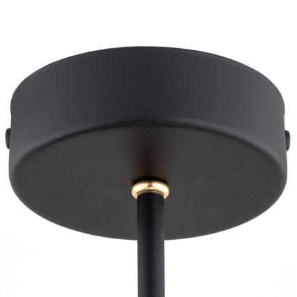 Argon 6150 - Κρεμαστό φωτιστικό οροφής AMALFI 3xE27/15W/230V μαύρο/λευκό