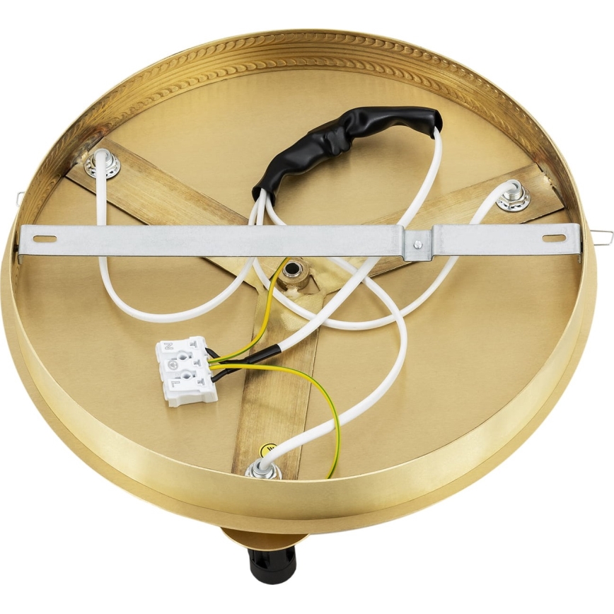 Argon 6290 - Φωτιστικό οροφής FABIO 3xE14/7W/230V αλαβάστρο χρυσαφί