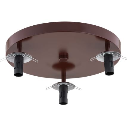 Argon 6292 - Φωτιστικό οροφής FABIO 3xE14/7W/230V αλαβάστρο καφέ