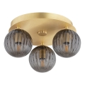 Argon 6308 - Φωτιστικό οροφής PALOMA 3xE14/7W/230V χρυσό/μαύρο
