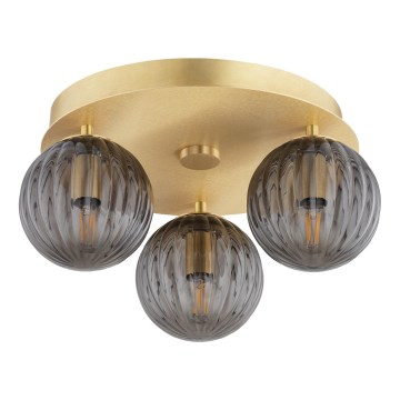 Argon 6308 - Φωτιστικό οροφής PALOMA 3xE14/7W/230V χρυσό/μαύρο