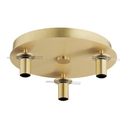 Argon 6308 - Φωτιστικό οροφής PALOMA 3xE14/7W/230V χρυσό/μαύρο