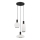 Argon 6323 -  Κρεμαστό φωτιστικό οροφής SAGUNTO PLUS 3xE27/15W/230V μαύρο