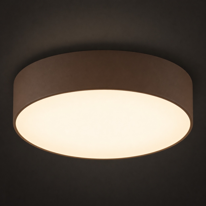 Argon 6364 - Φωτιστικό οροφής DARLINGOS 3xE27/15W/230V Ø 45 cm καφέ