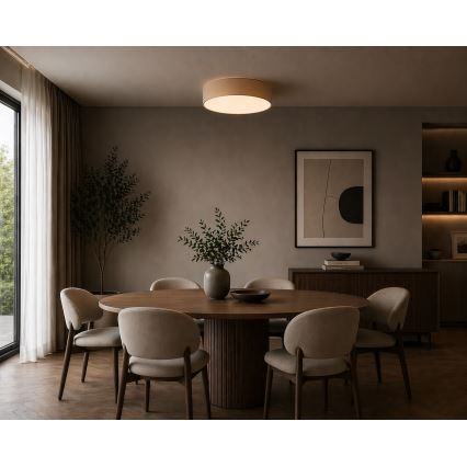 Argon 6365 - Φωτιστικό οροφής DARLINGOS 3xE27/15W/230V Ø 45 cm μπεζ